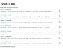 Tablet Screenshot of blog.tongabezi.com